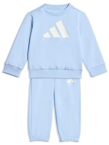adidas uniseks-baby BIG LOGO ESSENTIALS JOGGER, glow blue/white/white, 3-4 Years