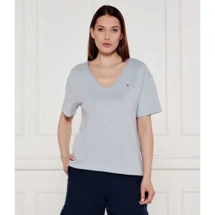 Tommy Hilfiger T-shirt Regular Fit - Koszulki i topy damskie - miniaturka - grafika 1