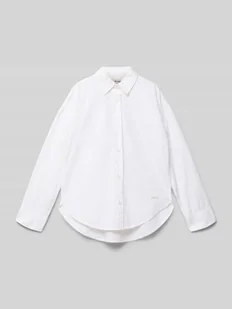 Bluzka koszulowa z listwą guzikową - Bluzki dla dziewczynek - miniaturka - grafika 1