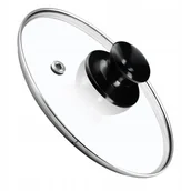 Pokrywki - Pokrywa żaroodporna z czarnym uchwytem Caserta 16 cm - miniaturka - grafika 1