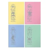 Zeszyty szkolne - Herlitz Zeszyt A5/32K kratka Eco PP pastel colors (10szt) - miniaturka - grafika 1