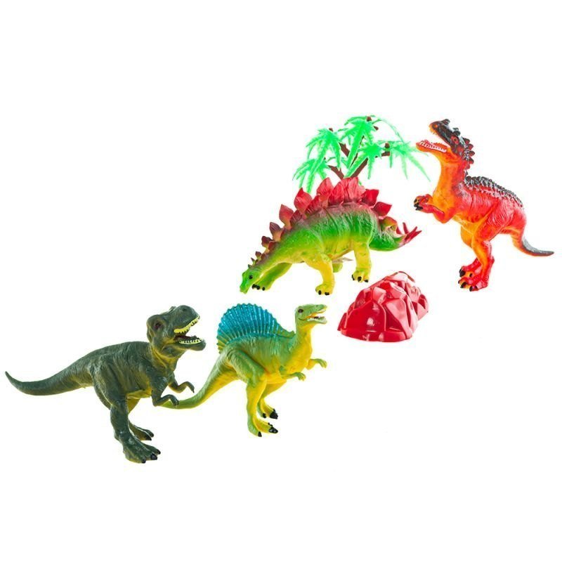 DLA DZIECI ZESTAW DINOZAURÓW W PUDEŁKU