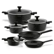 Zestawy garnków i patelni - KOMPLET GARNKÓW INDUKCJA zestaw PATELNIE MARMUROWE non stick garnki + POKRYWKI 10 el Konighoffer - miniaturka - grafika 1
