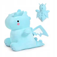 Maskotki i pluszaki - Maskotka Dinozaur Niebieski Dla Dzieci Pluszowa Zabawka Miękka 40 cm - miniaturka - grafika 1