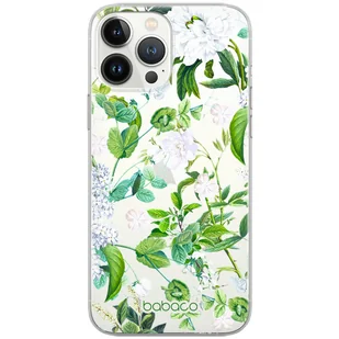 Etui do Apple IPHONE 7 PLUS/ 8 PLUS Kwiaty 034 Babaco Nadruk częściowy Przeźroczysty - Etui i futerały do telefonów - miniaturka - grafika 1
