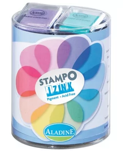 Unbekannt aladine 45126  Kit poduszka do stempli  pastelowe kolory 03330 - Zabawki kreatywne - miniaturka - grafika 2