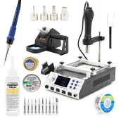 Lutownice - Lutownica Podgrzewacz Hotair 853Aaa+ Groty Cyna - miniaturka - grafika 1