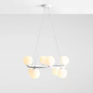 Lampy sufitowe - Aldex Krone lampa wisząca biała kule 1085P 1085P - miniaturka - grafika 1