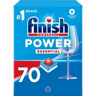 Tabletki do zmywarek FINISH Powerball Power Essential Fresh - 70 szt. - Środki do zmywarek - miniaturka - grafika 1