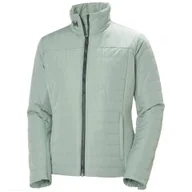 Kurtki damskie - Kurtka ocieplana damska Helly Hansen Crew Insulator Jacket 2.0 - Eucalyptus - miniaturka - grafika 1