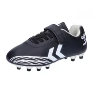 Koszulki i topy damskie - hummel Unisex dziecięce buty Top Star F.g. Jr Football Shoe, czarny biały, 33 EU - miniaturka - grafika 1