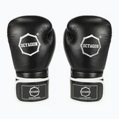 Rękawice bokserskie - Rękawice bokserskie Octagon Agat black/white - miniaturka - grafika 1