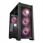 Obudowy komputerowe - Obudowa do komputera ASUS TUF Gaming GT302 TG ARGB Midi Tower ATX Czarna - miniaturka - grafika 1