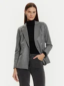 Marynarki i żakiety damskie - Morgan Marynarka 242-VALS.F Szary Regular Fit - miniaturka - grafika 1