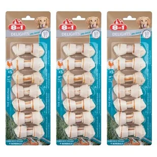 Przysmak dla psa 8IN1 Delights Pro Dental Bones XS (21 szt.) 3 x 84 g - Przysmaki dla psów - miniaturka - grafika 1