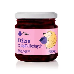 Dżem z jagód leśnych dla dzieci 200 g Olini - Dżem - miniaturka - grafika 1