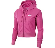 Bluzy damskie - Nike Damska bluza W NSW HRTG Hoodie FZ PK, Cosmic Fuchsia/White/(White), XL - miniaturka - grafika 1