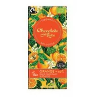 Czekolada - CZEKOLADA SZWAJCARSKA GORZKA O SMAKU POMARAŃCZOWYM FAIR TRADE BIO 80 g - CHOCOLATE AND LOVE 5060270121879 - miniaturka - grafika 1