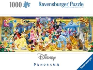 Puzzle - Puzzle 1000 Panorama Postacie Disney - miniaturka - grafika 1