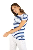 Koszulki i topy damskie - Armor Lux Damska koszulka Morgat, Wielokolorowa (Blanc/Etoile Dw5), 32 - miniaturka - grafika 1