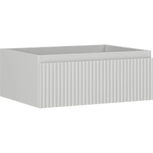 Mexen Rivel szafka łazienkowa podumywalkowa 60 cm, 1 szuflada, ryflowana , szara mat - 91A20-06023-1-BF62 - Szafki łazienkowe - miniaturka - grafika 1