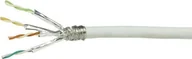 Kable miedziane - LogiLink Netzwerk Verlegekabel S/FTP Cat6 PVC weiß 100m CPV0039 - miniaturka - grafika 1