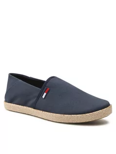 Espadryle męskie - Tommy Jeans Espadryle Essential Espadrille EM0EM00773 Granatowy - grafika 1