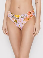 Stroje kąpielowe - Seafolly Dół od bikini Paradise Garden 44320-960 Fioletowy - miniaturka - grafika 1