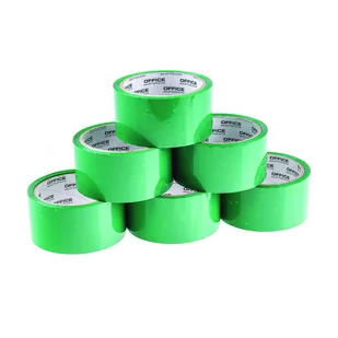 PBS Connect Taśma pakowa zielona 48mm / 50yds / 36mic OFFICE PRODUCTS p6 cena za 1 szt - Przybory szkolne - miniaturka - grafika 1