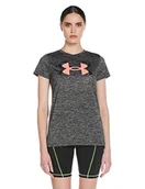 Koszulki i topy damskie - Under Armour Damska koszulka z krótkim rękawem Tech Twist Graphic - miniaturka - grafika 1