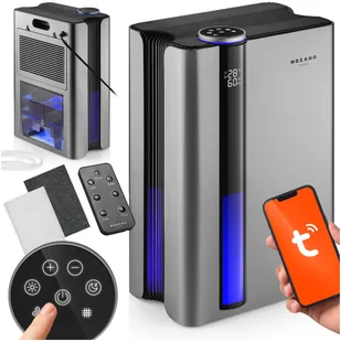 Osuszacz powietrza MOZANO Airdry Connect Szary - Domowe osuszacze powietrza - miniaturka - grafika 1