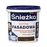 Śnieżka Extra Fasadowa Farba do fasad i elewacji brązowy 1 L