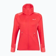 Odzież trekkingowa damska - Bluza trekkingowa damska Salewa Agner Hybrid różowa 27372 - miniaturka - grafika 1