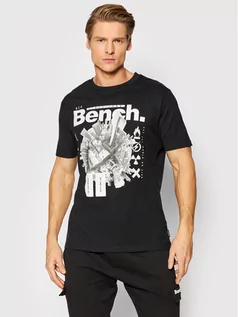 Koszulki męskie - Bench T-Shirt Fontaine 117992 Czarny Regular Fit - grafika 1