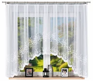 Firany - Firana żakardowa BAKARO 320x160cm (gotowa) z łukiem - miniaturka - grafika 1