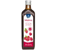 Soki i napoje niegazowane - MALINA sok 100% OLEOFARM 490ml - miniaturka - grafika 1