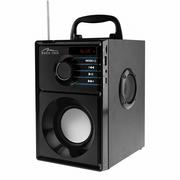 Głośniki i kolumny - Głośnik bezprzewodowy Boombox MT3179 15W USB-C Srebrny - miniaturka - grafika 1