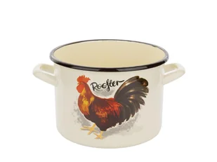 Fl1 GARNEK EMALIOWANY PROSTY KOKOSZ B/P 16CM 2,5L N 000-GAR-2/16NEWCOCOS - Garnki - miniaturka - grafika 1