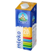 Mleko - Mleko UHT 1l 2.0% Łowickie - miniaturka - grafika 1