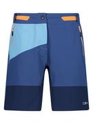 Spodnie sportowe damskie - CMP Szorty kolarskie w kolorze niebieskim - miniaturka - grafika 1
