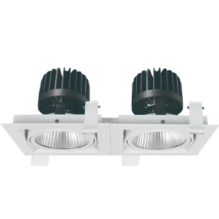 OXYLED Lampa wpuszczana DW17 ABATE DUE 36W 4000K 761293 761293 - Oprawy, klosze i abażury - miniaturka - grafika 1