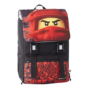 LEGO Ninjago wysuwany plecak szkolny, uniseks, 32 l, czerwony, 32l - Plecaki - miniaturka - grafika 1