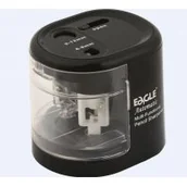 Artykuły biurowe - Tung Yung International Ltd. Temperówka na baterie dwuotworowa czarna EG-5161 - miniaturka - grafika 1