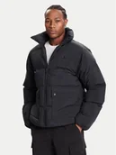 Kurtki i kamizelki sportowe męskie - adidas Kurtka zimowa JW5815 Czarny Slim Fit - miniaturka - grafika 1