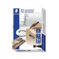 Markery permanentne - Staedtler MARKER LUMOCOLOR 350 CZARNY S350-9 S350-9 - miniaturka - grafika 1