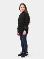 Legginsy - 4F, Legginsy dzianinowe dziewczęce, 4FJSS23TTIGF038-31S, Granat, Rozmiar 158 - miniaturka - grafika 1