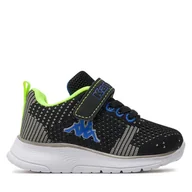 Buty dla chłopców - Sneakersy Kappa 280005M Czarny - miniaturka - grafika 1