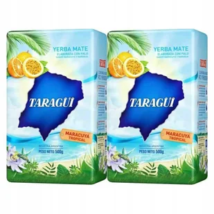 Zestaw Yerba Mate Taragui o Smaku Marakuja Tropical 1 kg (2 x 500 G) - Yerba Mate - miniaturka - grafika 1