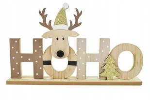 Dekoracja Drewniana Świąteczny Napis 30 Cm - Ozdoby bożonarodzeniowe - miniaturka - grafika 1