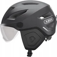Kaski rowerowe - Kask rowerowy z szybką Abus Pedelec 2.0 ACE rozmiar S 51-55 cm czarny titan - miniaturka - grafika 1